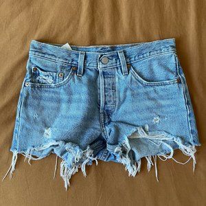 Levi's 501 Shorts - Light Wash